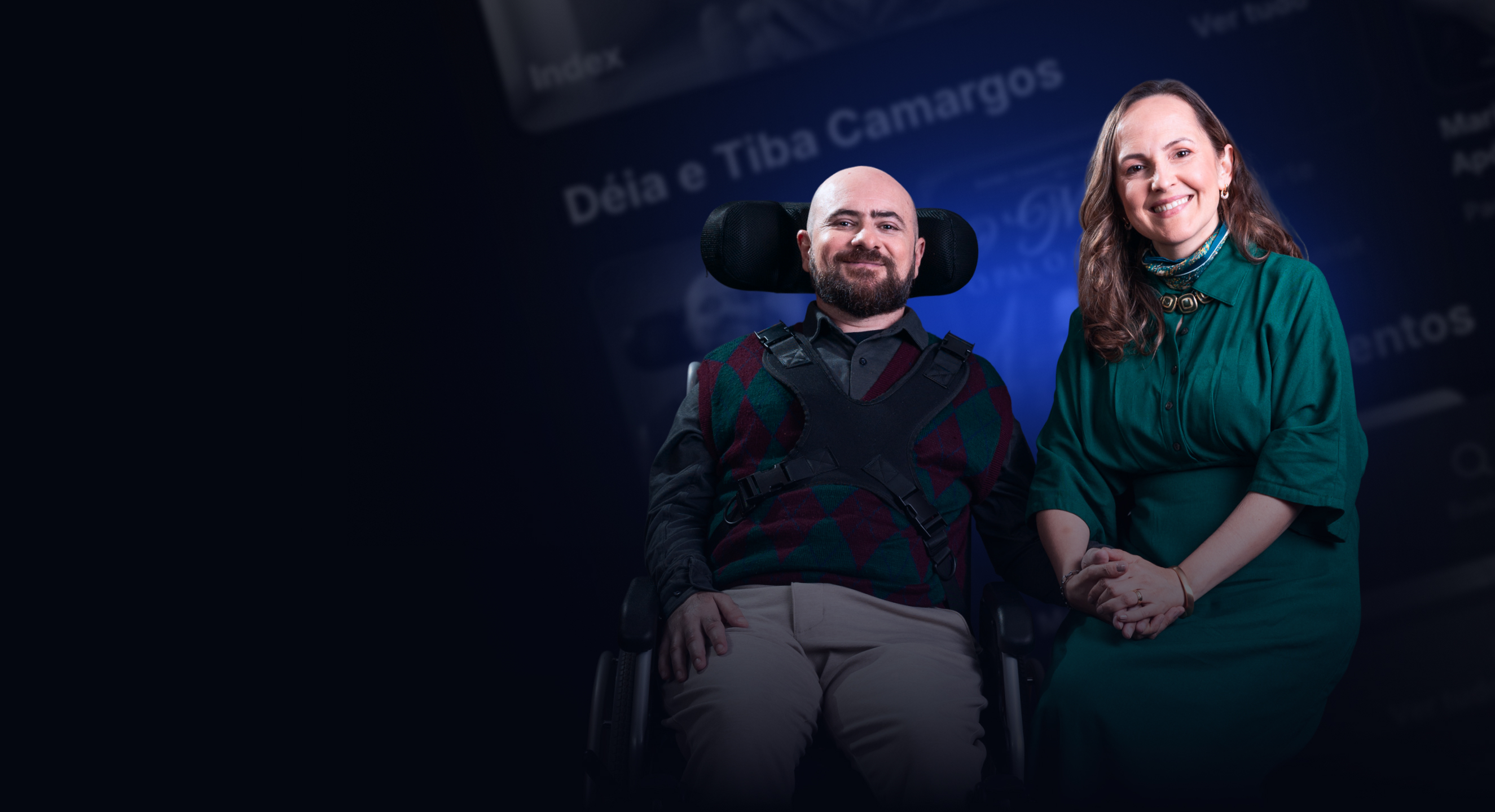 Déia e Tiba Camargos, fundadores do INDEX